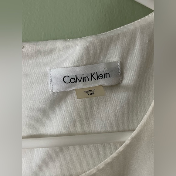 Calvin Klein Dresses Calvin Klein White Cocktail Dress Poshmark